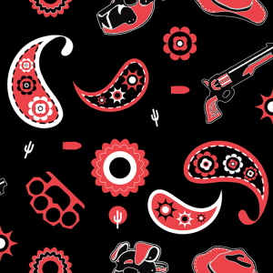 Ombre Leather Pattern Design (Digital Vector, 2023)