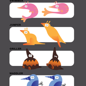 Pocket World Panic Enemies (Digital Vector, 2025)