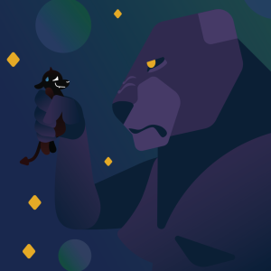 PWP cutscene frame 2 (Digital Vector, 2025)